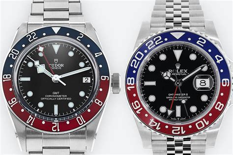 rolex gmt vs tudor gmt|tudor s&g gmt.